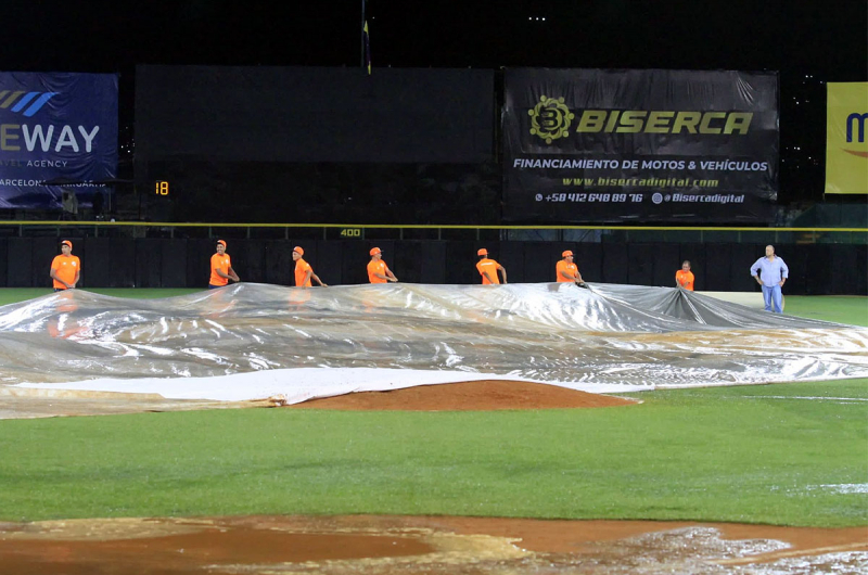 SUSPENDIDO POR LLUVIA EL LEONES-CARIBES